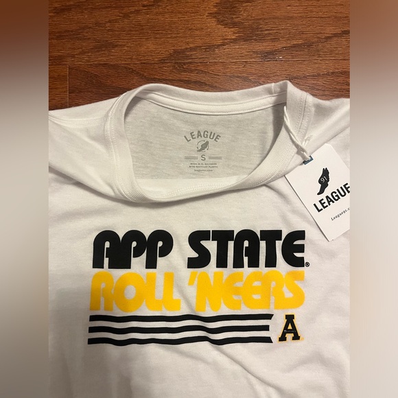 Leage White Appalachian State Classic Tee - Picture 2 of 3